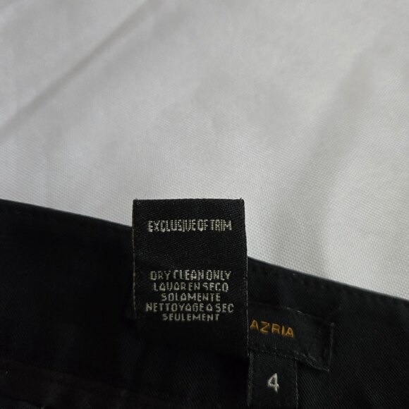 BCBGMaxAzria Dress Pants Trouser SZ 4 Black - Picture 9 of 10